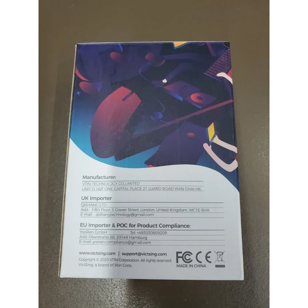 Victsing Wired RGB Gaming Mouse Optical Sensor Programmable Buttons PC322A